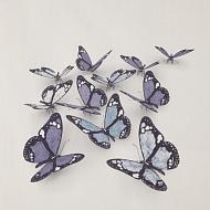 Велюр - Butterflies 3D 3-2