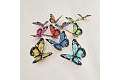 Велюр - Butterflies 3D 2-2